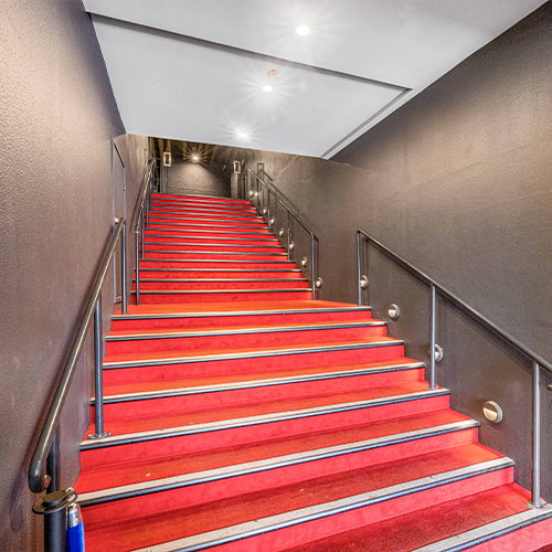 DJ equipment, a full sound system, dancefloors and more